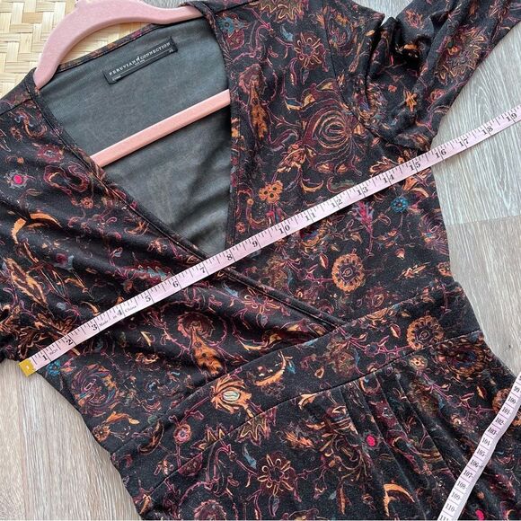 Peruvian connection Eden floral long sleeve midi dress women’s size‎ XS - Picture 6 of 9